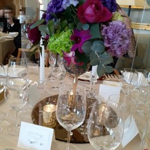 ホテル阪急インターナショナルの画像｜テーブル装花