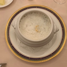ホテル阪急インターナショナルの画像｜ガストロノミーのスープに変更