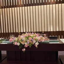 八芳園の画像｜メインテーブル