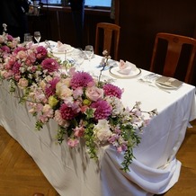 富士屋ホテルの画像｜高砂テーブル装花