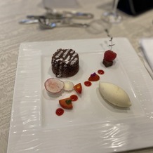 ウェスティン都ホテル京都の画像｜フェア試食会でいただいたデザート。
フォンダンショコラがとても美味しかったです。