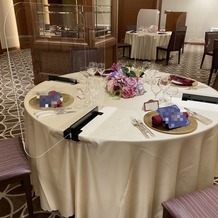 リーガロイヤルホテル京都の画像｜円テーブルの場合も提案いただきました。