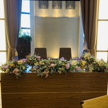 アルカンシエル luxe mariage 名古屋の画像｜メインテーブル