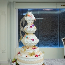 セレス高田馬場　Ｓａｎｔａ　Ａｎｇｅｌｉの画像｜イミテーションケーキにして装飾品は持ち込みました。飾りつけはプランナーさんがやってくださいました。