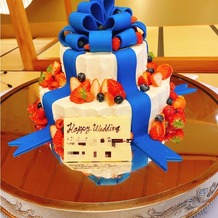 シェラトン・グランデ・オーシャンリゾートの画像｜オリジナルケーキ