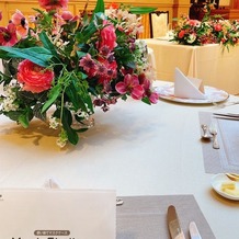 ホテルモントレ京都の画像｜試食時のテーブル