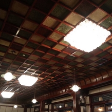万平ホテルの画像｜レストランの天井