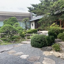 三瀧荘の画像｜挙式会場横の日本庭園