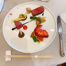 アクアデヴュー佐賀スィートテラスの画像｜肉2種魚料理が出てきました。私好みな味で大変満足しました。