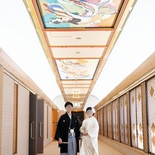 ホテル雅叙園東京の画像｜大巳殿（式場）前廊下