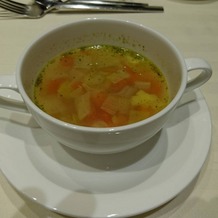 THE CHELSEA COURT（ザ・チェルシーコート）の画像｜バジル風味のスープ(試食打ち合わせ時)