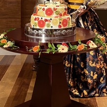 Ｃｏｅｕｒ　ａ　Ｃｏｅｕｒ　Ｌｉｅｎｔｅ（クーラクー　リアンテ）　（旧　ＳＰ　ＶＩＬＬＡＳ　サンパレス福島）の画像｜ウェディングケーキ！
カラフルフルーツ可愛すぎ