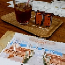 ウエディングヒル　東京ベイ幕張の画像｜フェア時に頂いた飲み物とクッキー