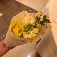 ＤＵＣＬＡＳＳ　ＯＳＡＫＡ　デュクラス大阪の画像｜ゲストにお渡ししたお花です