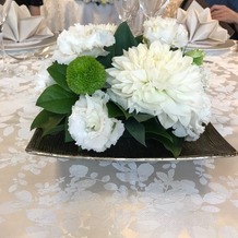 グランドプリンスホテル高輪 貴賓館の画像｜テーブル飾花