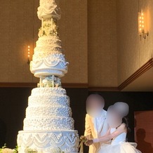 グランドプリンスホテル高輪 貴賓館の画像｜大きなウエディングケーキ