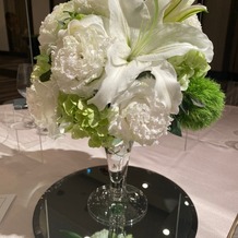 品川プリンスホテルの画像｜テーブル装花