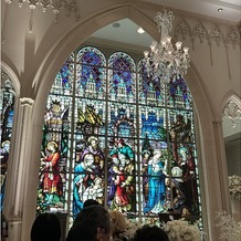 アートグレイス　ウエディングコースト　東京ベイの画像｜スタンドガラスが素敵でした！