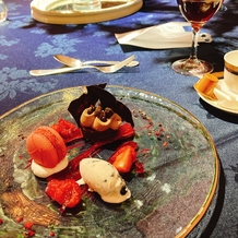 ホテルグランヴィア岡山の画像｜デザート。とても美味しい。見た目もおしゃれ。