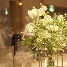 The New Hotel Kumamoto（ザ・ニューホテル熊本）の画像｜装花も綺麗でした。