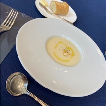グランラセーレの森の画像｜食事会でいただいたスープです。