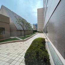 ホテルオークラ福岡の画像｜廊下から見えるガーデン