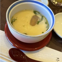 播磨国総社（清交倶楽部総社店）の画像｜海老や貝が入っている茶碗蒸しですが、アレルギー配慮も完璧でした。