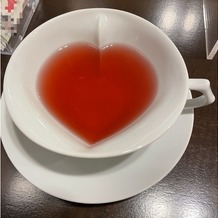 横浜ベイホテル東急の画像｜ブライダルサロンで頂いたウェルカムドリンクのカップがまず可愛くて心躍りました。