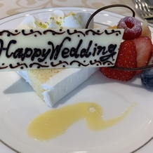 ホテルプラザ勝川の画像｜いちじくのケーキでした。
個人的には甘さが強めのケーキでした。