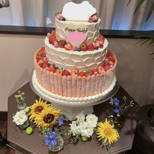 太宰府迎賓館の画像｜ウエディングケーキです。