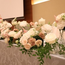 シェラトングランドホテル広島の画像｜高砂のお花はプラン内で素敵にして頂きました