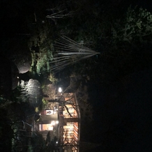 辻家庭園　～前田家家老旧横山家迎賓館～（金沢市指定文化財）の画像｜夜でも素敵な景色でした
