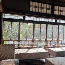 アカガネリゾート京都東山　（AKAGANE RESORT KYOTO HIGASHIYAMA）の画像｜ゲスト待合室からの写真