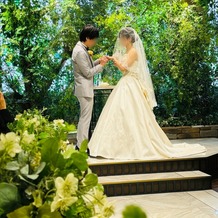 インスタイルウェディング京都（InStyle wedding KYOTO）の画像｜指輪交換