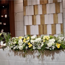 ホテル日航立川 東京の画像｜装花のデザインも細かく打ち合わせしてくださったので、当日もイメージ通りで嬉しかったです。