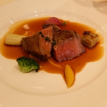 ホテル日航立川 東京の画像｜ローストビーフと迷いましがこちらのお肉料理にしました。