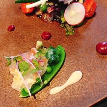 駒ヶ根高原　古民家ウェディング　「音の葉」の画像｜試食会時の料理です
