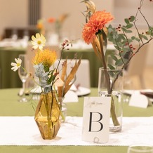 MIRAIE Wedding（ミライエ ウエディング）の画像｜テーブル装花