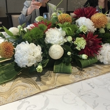 平安神宮会館の画像｜テーブル装花