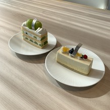 ハイアット リージェンシー 横浜の画像｜マスカットのショートケーキと
レアチーズケーキでした。