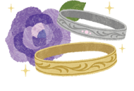 結婚指輪のイラスト