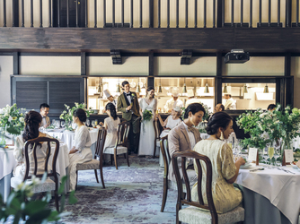 ルグラン軽井沢ホテル＆リゾート：オープンキッチンから香る軽井沢ならではのフレンチ