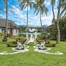 ザ・プライベート・ガーデン アロハ・ケ・アクア（アロハ・ケ・アクア・チャペル）：ハワイの歴史と大自然が息づく　伝説の愛の聖地で叶える2つのウエディング