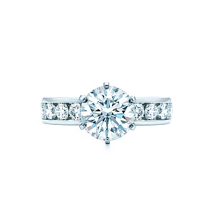 ティファニー セッティング ダイヤモンド バンドリング - Tiffany & Co.（ティファニー）の婚約指輪(エンゲージメントリング)