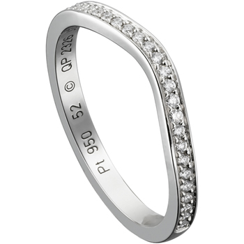 バレリーナ カーブ ウェディング リング - Cartier（カルティエ）の結婚指輪(マリッジリング)