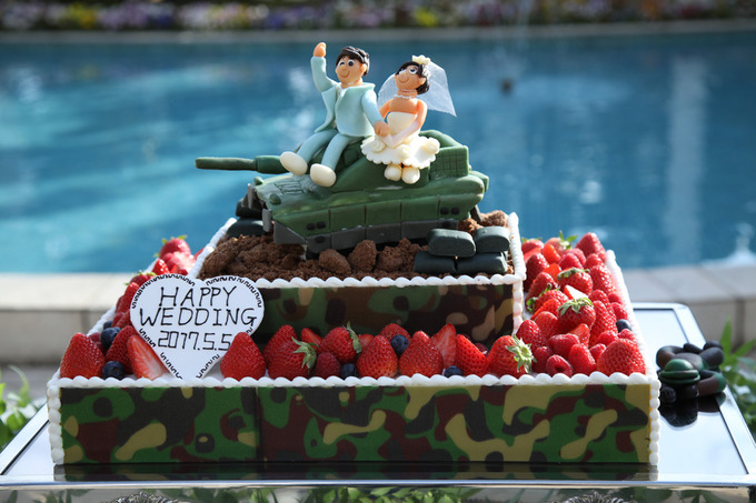 オリジナルウェディングケーキ ブログ 石川県金沢市の結婚式場なら アニバーサリークラブ フラワーガーデン