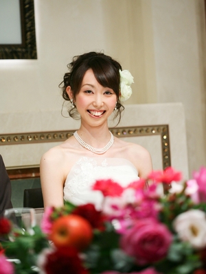 生花の花嫁ヘアスタイルカタログ画像一覧 ゼクシィｎｅｔで結婚式