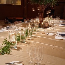 グランド ハイアット 福岡の画像｜楕円テーブル装花