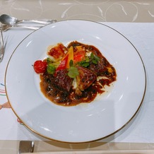 ホテルサンライフガーデン／グランドビクトリア湘南の画像｜コース料理の1つ
ステーキとフォアグラ　トリュフソース