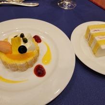 HOTEL HANSHIN OSAKA（ホテル阪神大阪）の画像｜ケーキです。食べやすいサイズでした。